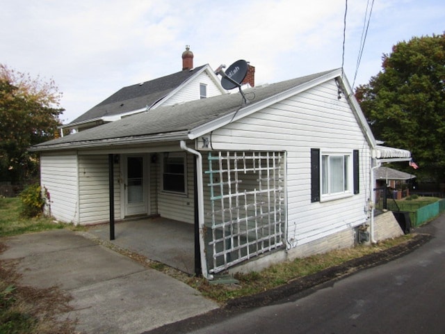 view of rear view of house