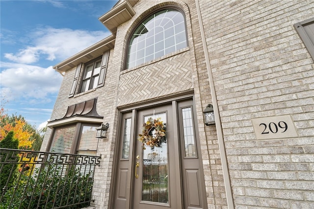 view of entrance to property