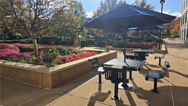 exterior space featuring a patio