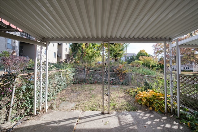 view of patio / terrace featuring a balcony