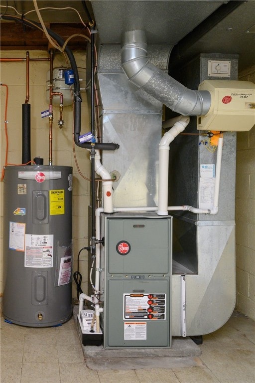 utilities with electric water heater