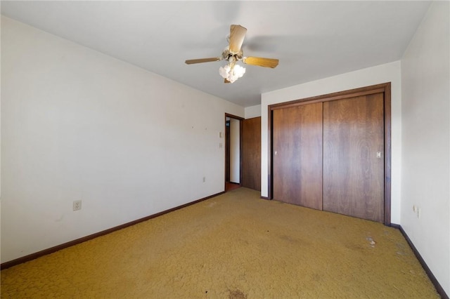 26 Petrak St, Fallowfield, PA 15022 - unfurnished bedroom with light colored carpet, a closet, and baseboards