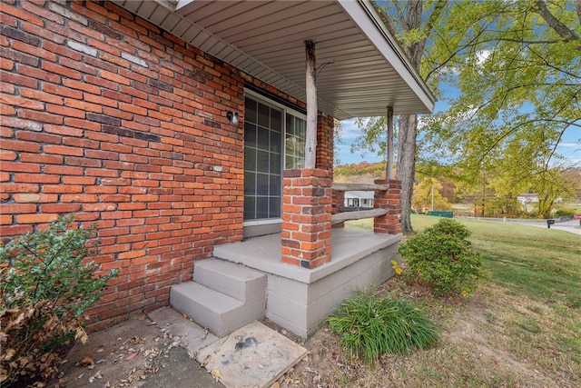 exterior space with concrete flooring