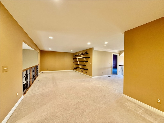 interior space with carpet floors