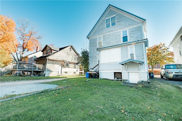 1045 School St, Indiana Boro Ind, PA 15701 - back of property with a lawn