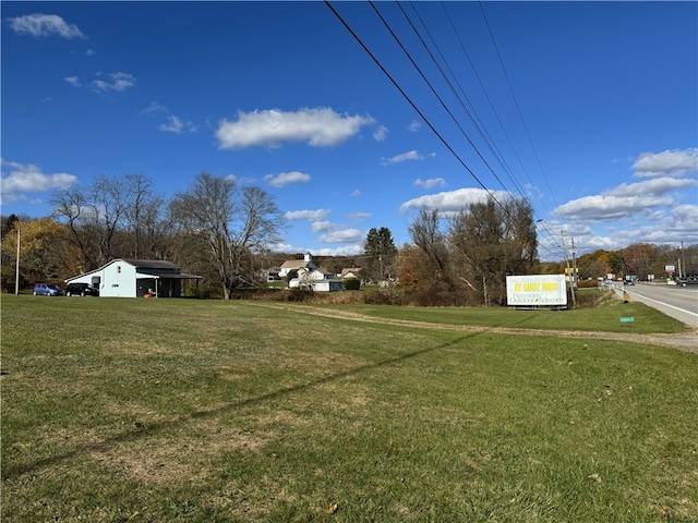 view of yard