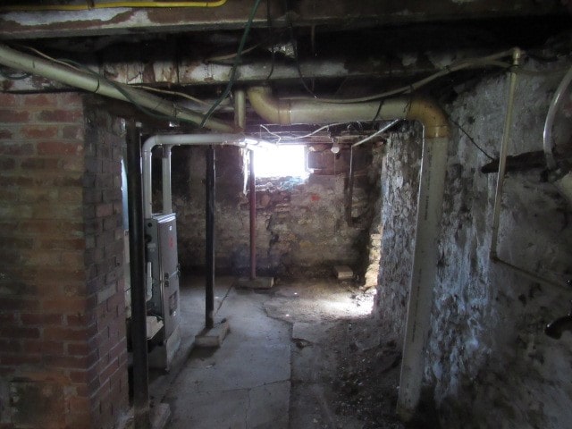 view of basement