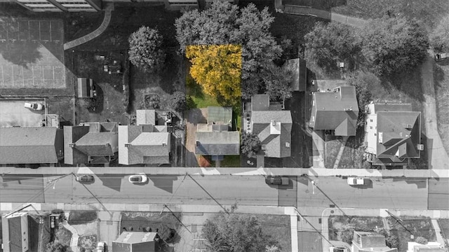 bird's eye view featuring a residential view
