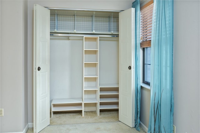 view of closet