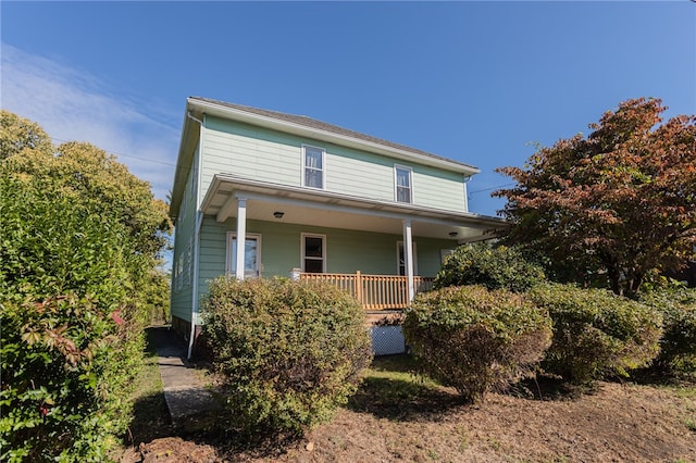 view of front of house featuring a porch