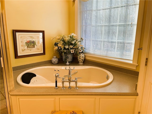 bathroom featuring a bathtub