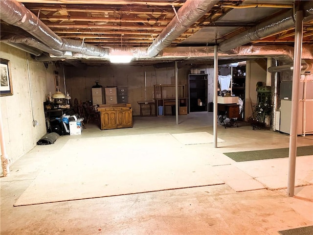 1197 Bankson Rd, Pa, PA 16301 - unfinished below grade area featuring heating unit