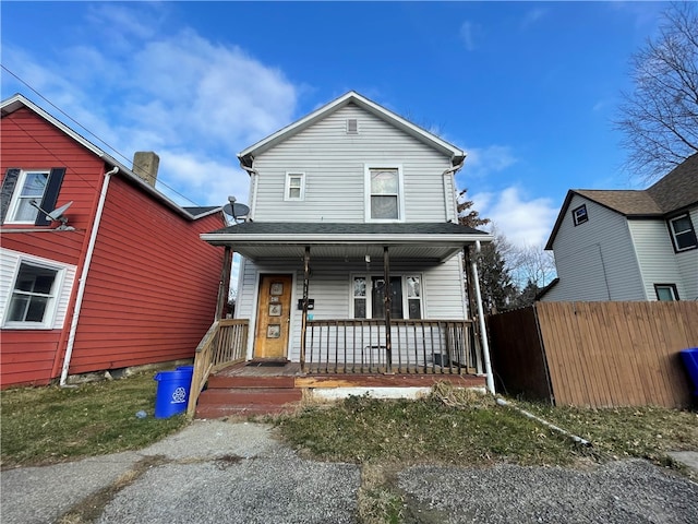 front of property with covered porch