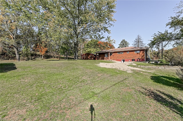 view of yard