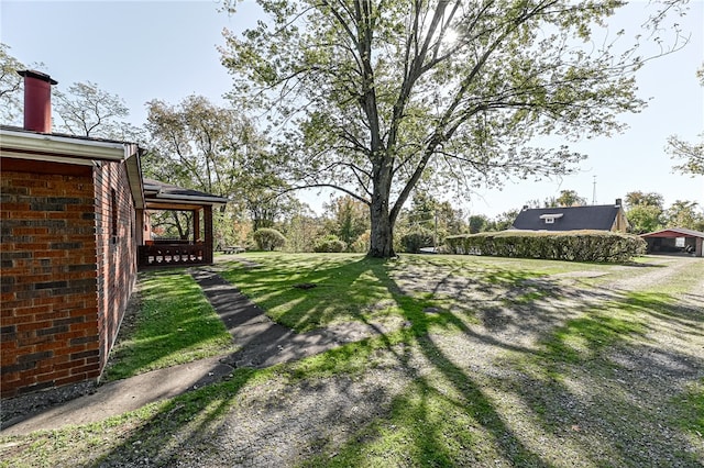 view of yard