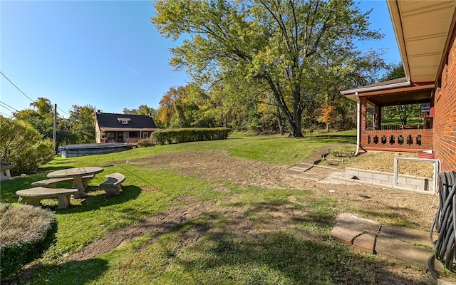 view of yard