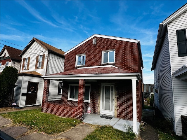 view of front of house with a porch