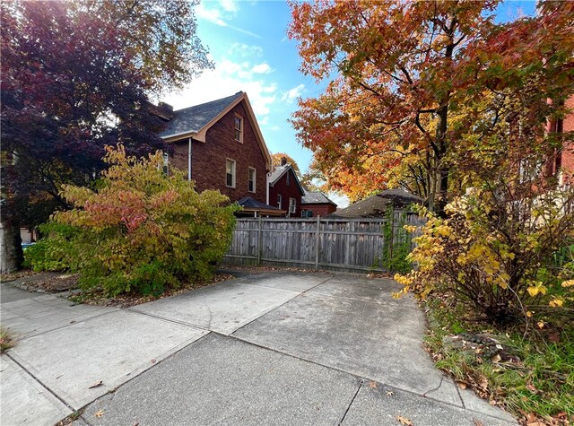 view of side of home