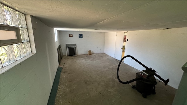 view of basement