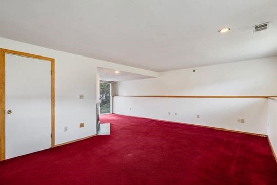 spare room with carpet floors