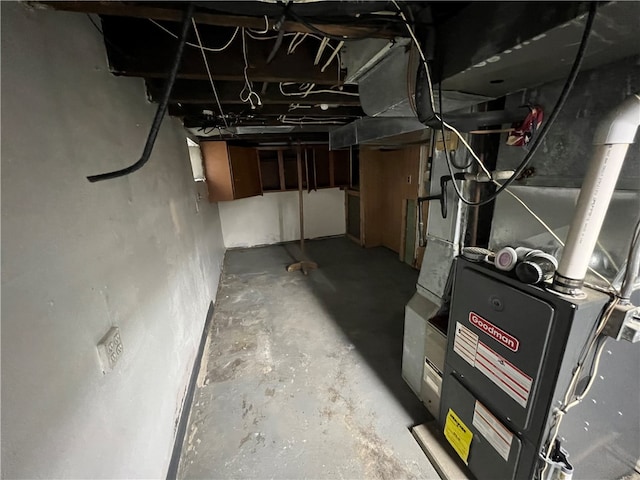 view of basement