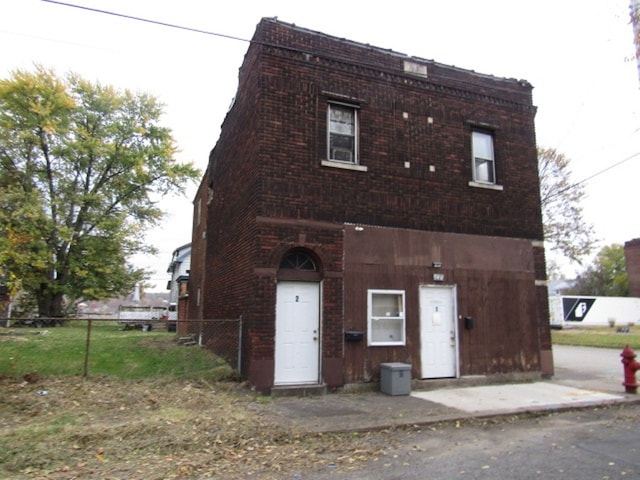 view of back of property