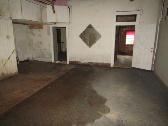 view of basement