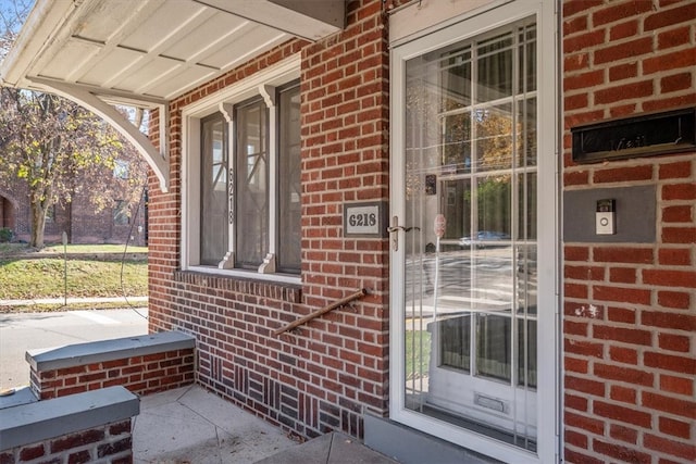 view of entrance to property