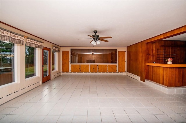 132 Random Rd, Corry, PA 16407 - unfurnished sunroom with a baseboard radiator