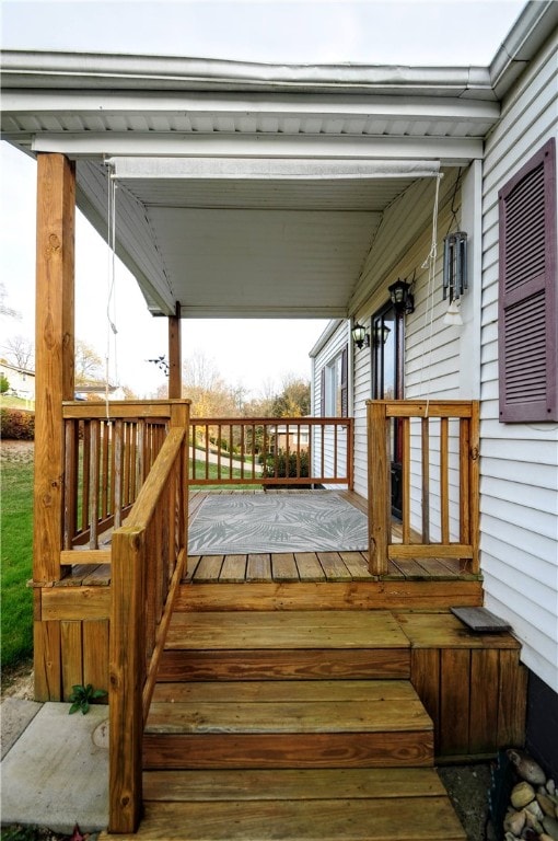 view of deck