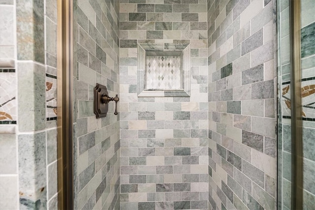 bathroom with walk in shower