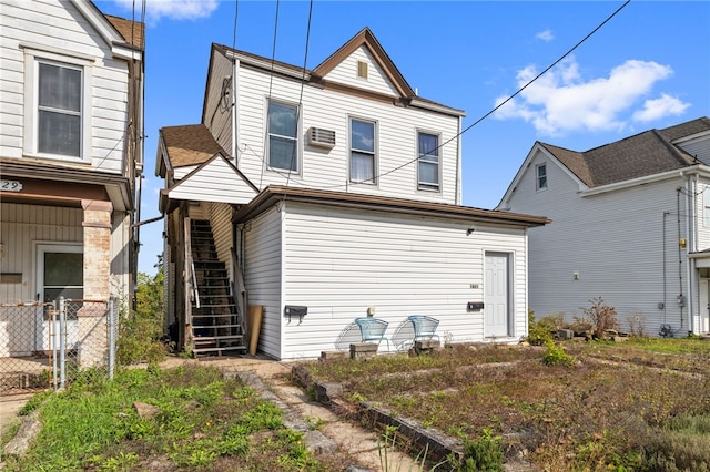 view of back of property