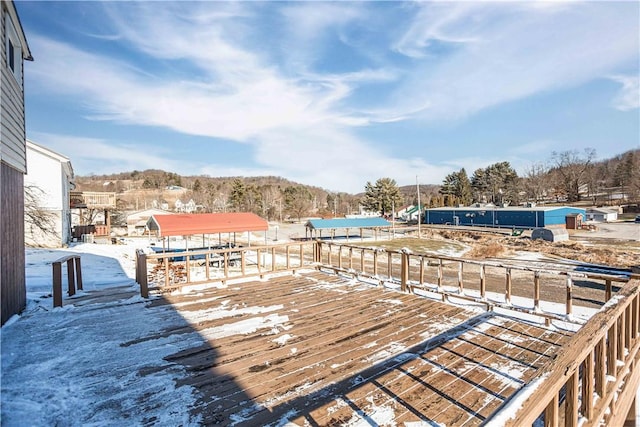 79-81 Lower Clinton St, Canoe/Banks Twps, PA 15772 - view of snow covered deck