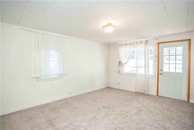 79-81 Lower Clinton St, Canoe/Banks Twps, PA 15772 - carpeted empty room with baseboards