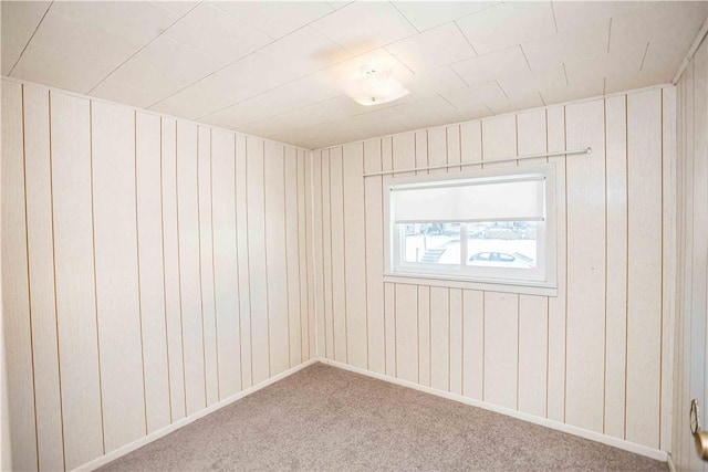 79-81 Lower Clinton St, Canoe/Banks Twps, PA 15772 - spare room with carpet floors and wood walls