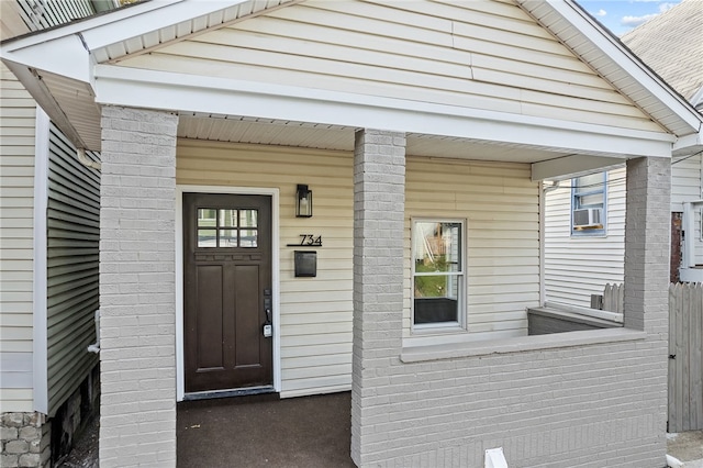 view of entrance to property