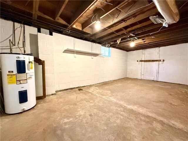 226 Cottage Ave, Masontown, PA 15461 - below grade area with electric water heater