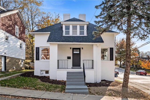 view of bungalow-style house