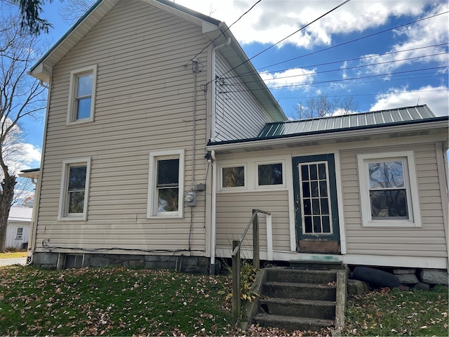 view of back of property