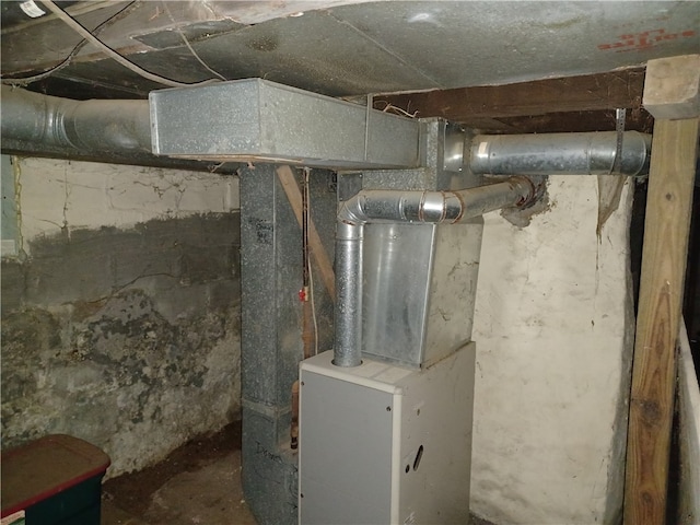 view of utility room