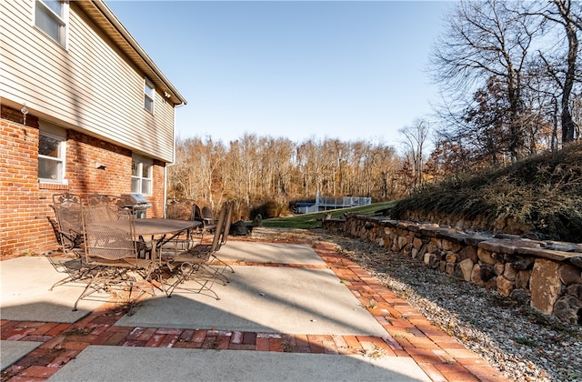 exterior space with a patio area