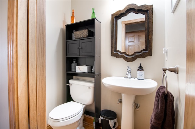 bathroom with toilet