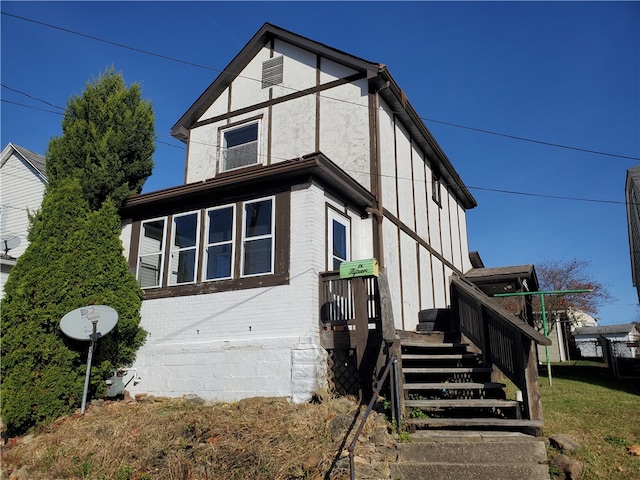 view of side of property