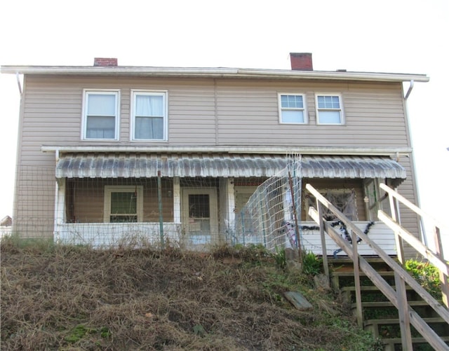 view of rear view of house