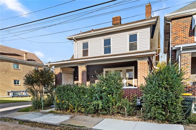 view of front of house featuring a porch