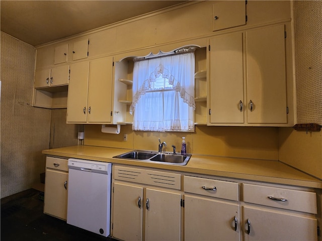 kitchen with dishwasher and sink