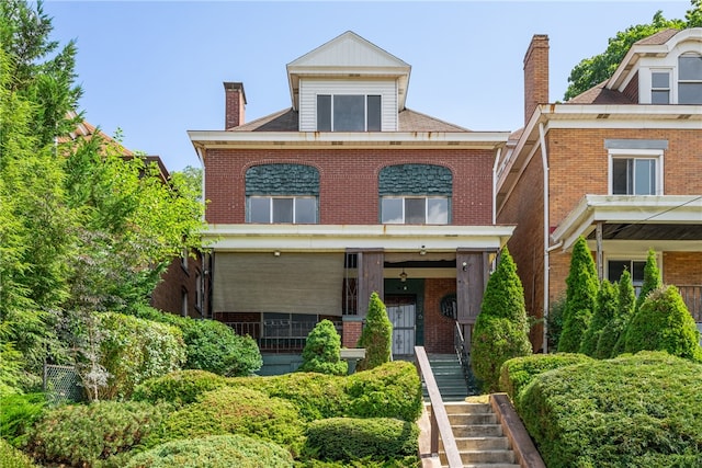 576 Orchard Ave, Bellevue, PA 15202 - view of front of property featuring covered porch
