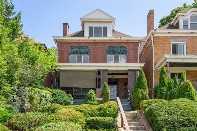 576 Orchard Ave, Bellevue, PA 15202 - view of front of property featuring covered porch