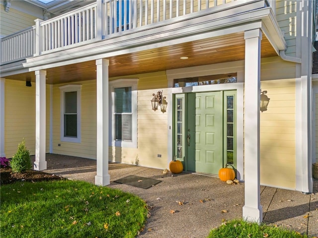 view of entrance to property