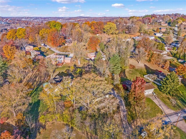 101 Fieldbrook Dr, Peters Twp, PA 15317 - aerial overview of property's location featuring a heavily wooded area